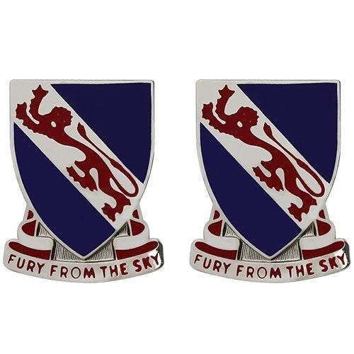 508th Infantry Regiment Unit Crest (Fury From the Sky) Army Unit Crests