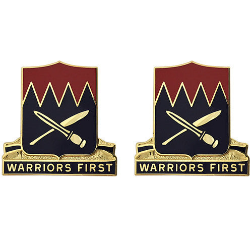 509th Personnel Services Battalion Unit Crest (Warriors First) Army Unit Crests