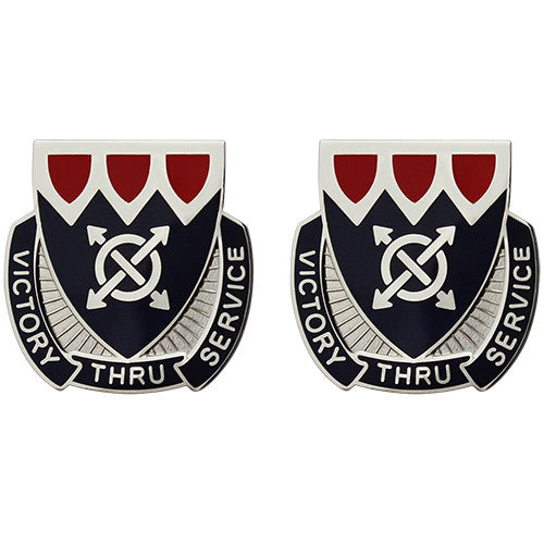 510th Personnel Services Battalion Unit Crest (Victory Thru Service) Army Unit Crests