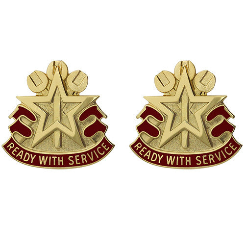 519th Maintenance Battalion Unit Crest (Ready with Service) Army Unit Crests