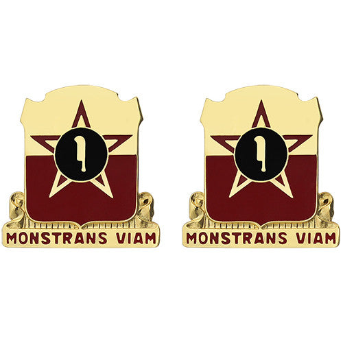 528th Artillery Group Unit Crest (Monstrans Viam) Army Unit Crests