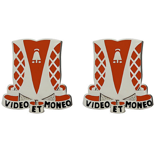 551st Signal Battalion Unit Crest (Video Et Moneo) Army Unit Crests