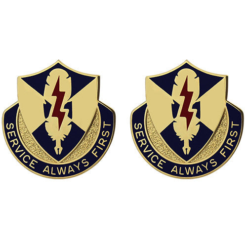 556th Personnel Services Battalion Unit Crest (Service Always First) Army Unit Crests