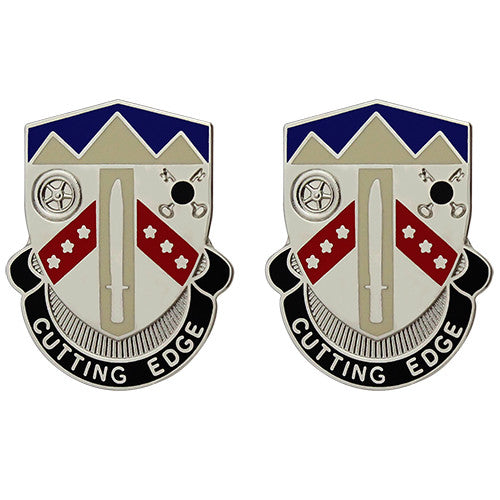 630th Support Battalion Unit Crest (Cutting Edge) Army Unit Crests