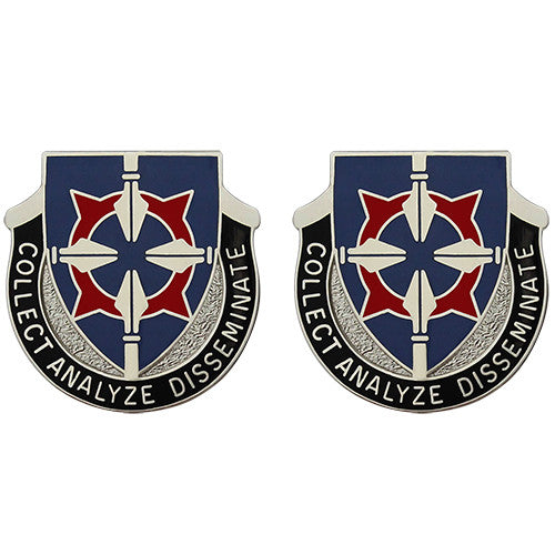 634th Military Intelligence Battalion Unit Crest (Collect Analyze Disseminate) Army Unit Crests