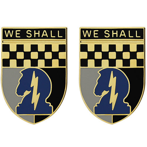 640th Military Intelligence Battalion Unit Crest (We Shall) Army Unit Crests