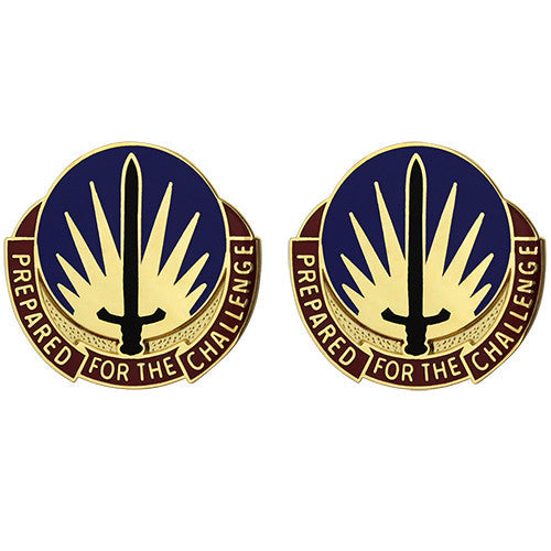 641st Support Group Unit Crest (Prepared for the Challenge) Army Unit Crests