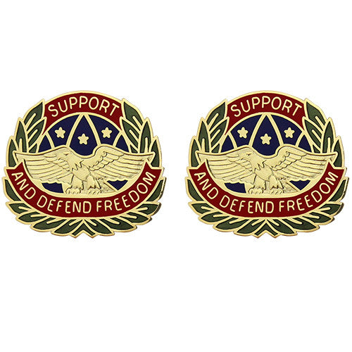 649th Support Group Unit Crest (Support and Defend Freedom) Army Unit Crests