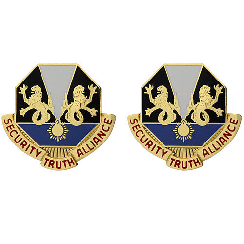 650th Military Intelligence Group Unit Crest (Security Truth Alliance) Army Unit Crests