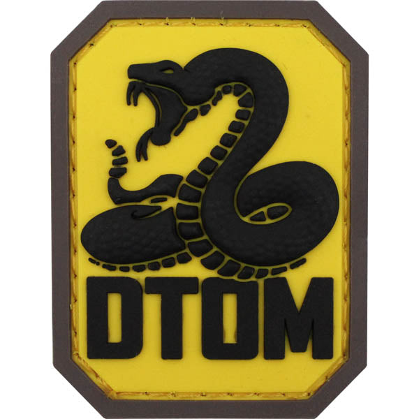 Don't Tread On Me PVC Full Color Patch Morale Patches
