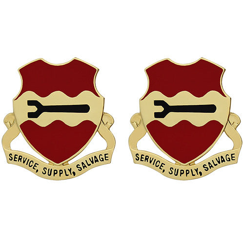835th Combat Sustainment Support Battalion Unit Crest (Service, Supply, Salvage) Army Unit Crests