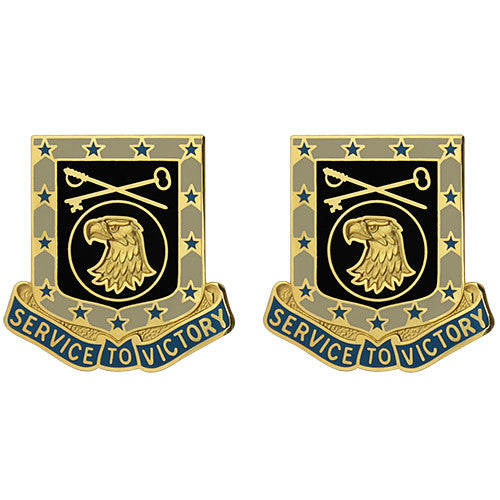 856th Quartermaster Battalion Unit Crest (Service to Victory) Army Unit Crests