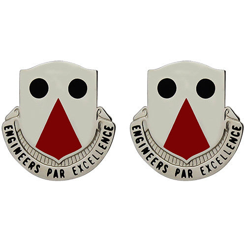 980th Engineer Battalion Unit Crest (Engineers Par Excellence) Army Unit Crests