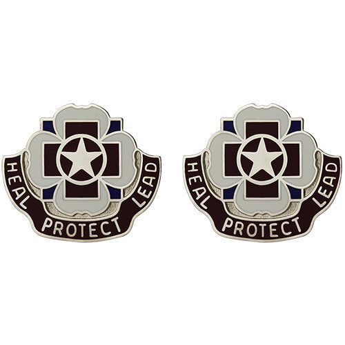 3297th Hospital Unit Crest (Heal Protect Lead) Army Unit Crests