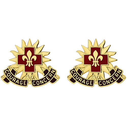 5010th Hospital Unit Crest (Courage Concern) Army Unit Crests