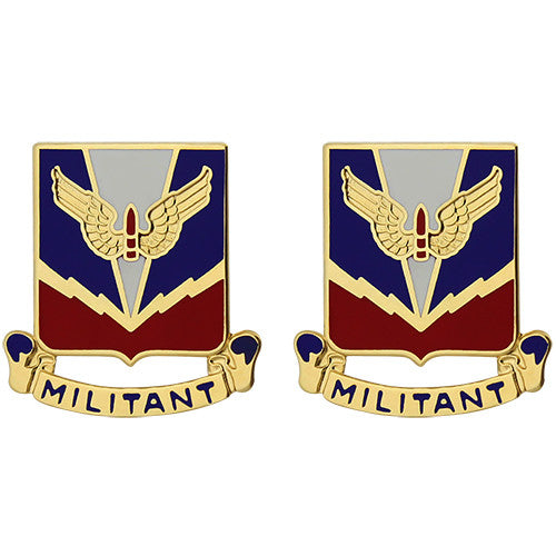 ADA (Air Defense Artillery) Center and School Unit Crest (Militant) Army Unit Crests