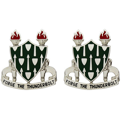 Armor School Unit Crest (Forge the Thunderbolt) Army Unit Crests