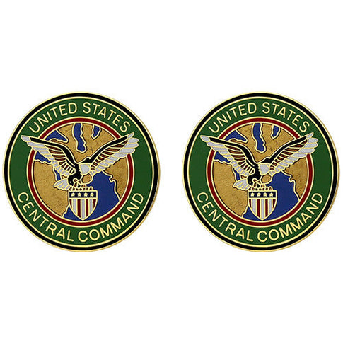 CENTCOM (US Central Command) Unit Crest (No Motto) - Sold in Pairs
