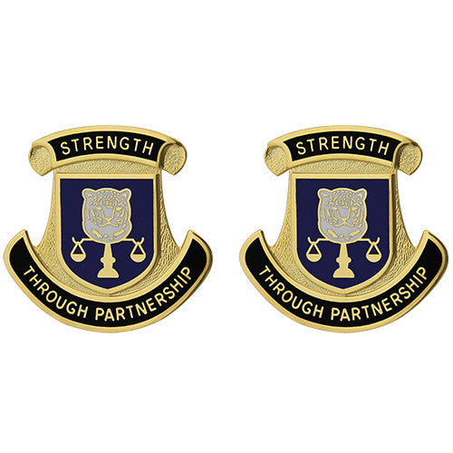 U.S. Forces Afghanistan (US Army Element) Unit Crest (Strength Through Partnership) Army Unit Crests