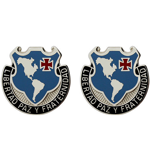 Western Hemisphere Institute for Security Cooperation Unit Crest (Libertad Paz Y Fraternidad) Army Unit Crests