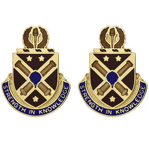 Warrant Officer Career Center Unit Crest (Strength in Knowledge) - Sold in Pairs