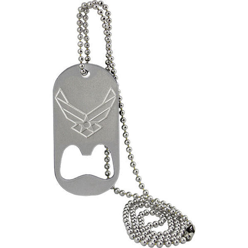 U.S. Air Force Hap Arnold Wing Dog Tag Bottle Opener