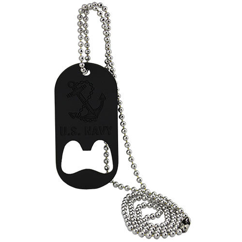 U.S. Navy Anchor Dog Tag Bottle Opener Bottle Openers