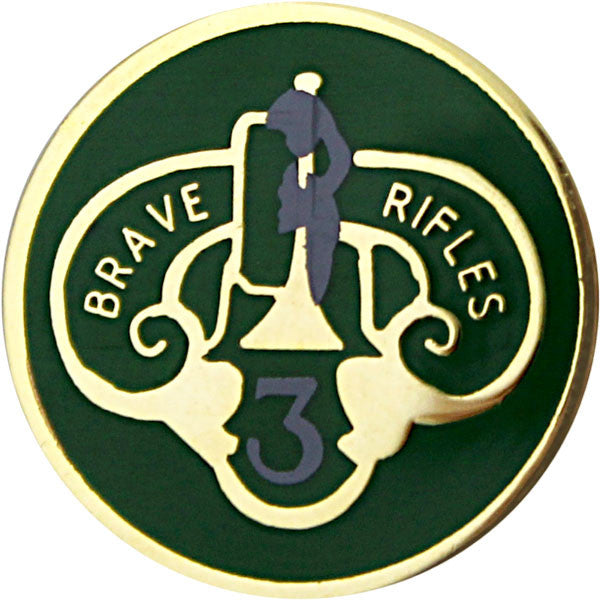 3rd Armored Cavalry Regiment 7/8" Lapel Pin Pins