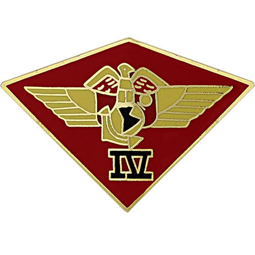Marine Corps 4th Marine Aircraft Wing 1 3/8" Lapel Pin Pins