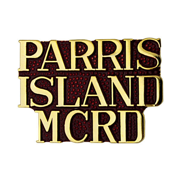 Marine Corps Parris Island MCRD 1 1/8" Lapel Pin Pins