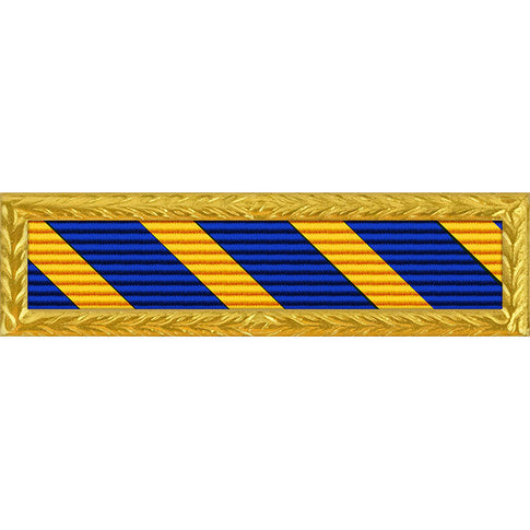 Pennsylvania National Guard Governor's Unit Citation Ribbon with NAVY/AF/MC/CG Frame
