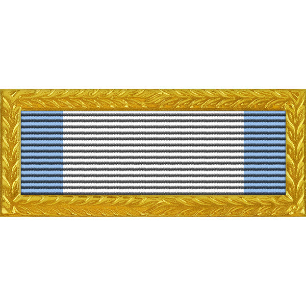 Georgia State Defense Force Unit Commander's Award with Large Gold Frame Ribbons