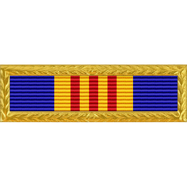 New Jersey National Guard Strength Ribbon with Small Frame Ribbons