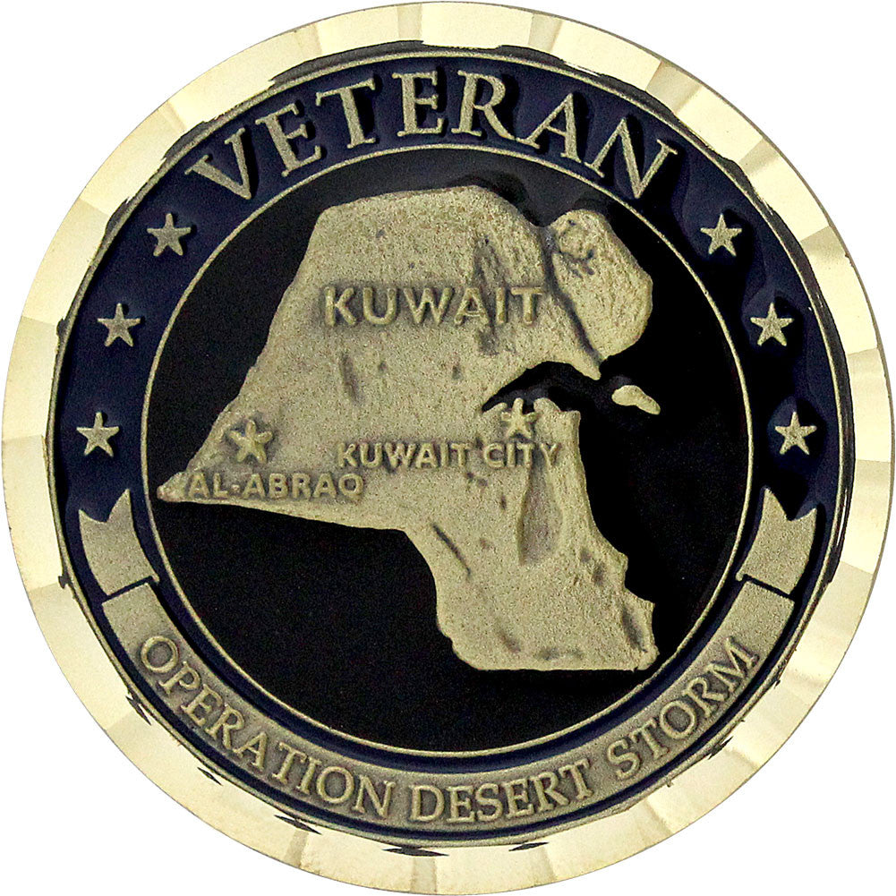Operation Desert Storm Veteran Coin Challenge Coins