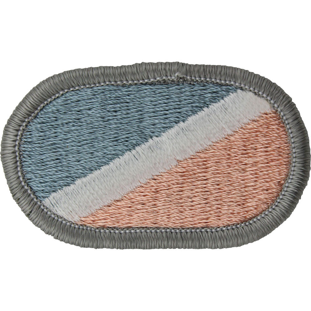 U.S. Army 122nd Infantry H Company (LRSU) Oval Patch Patches and Service Stripes