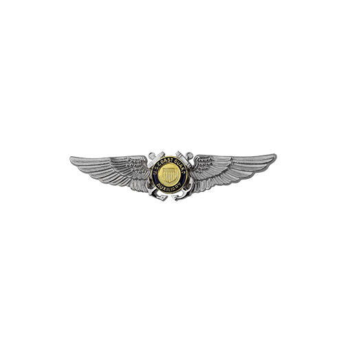 Coast Guard Miniature Auxiliary Aviator Insignia Badges