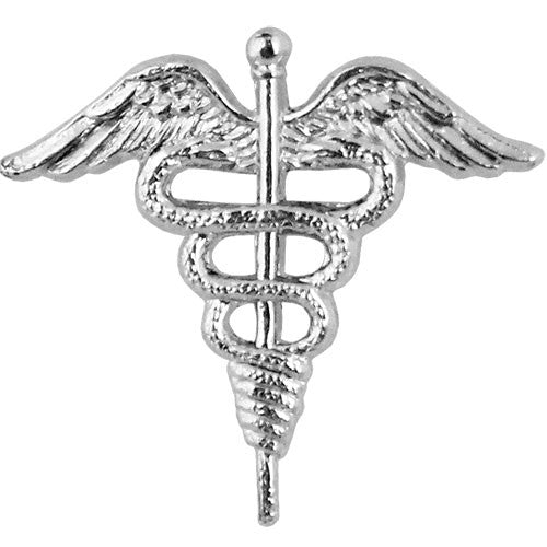 Navy Hospital Corpsman Caduceus Collar Device Coat, Collar & Cap Insignia