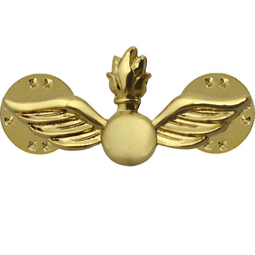 Navy Aviation Ordnance Technician Collar Device Coat, Collar & Cap Insignia