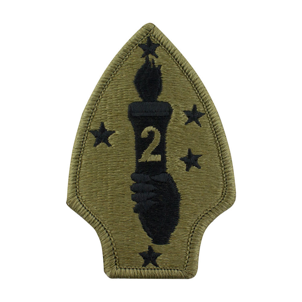 2nd Marine Division (OCP) Multicam Patch Patches and Service Stripes