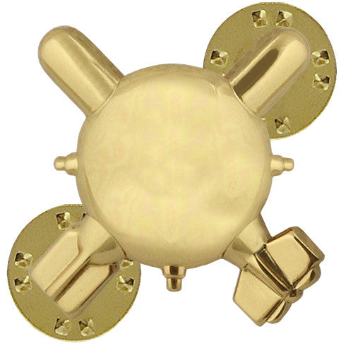 Navy Explosive Ordnance Disposal Collar Device Coat, Collar & Cap Insignia