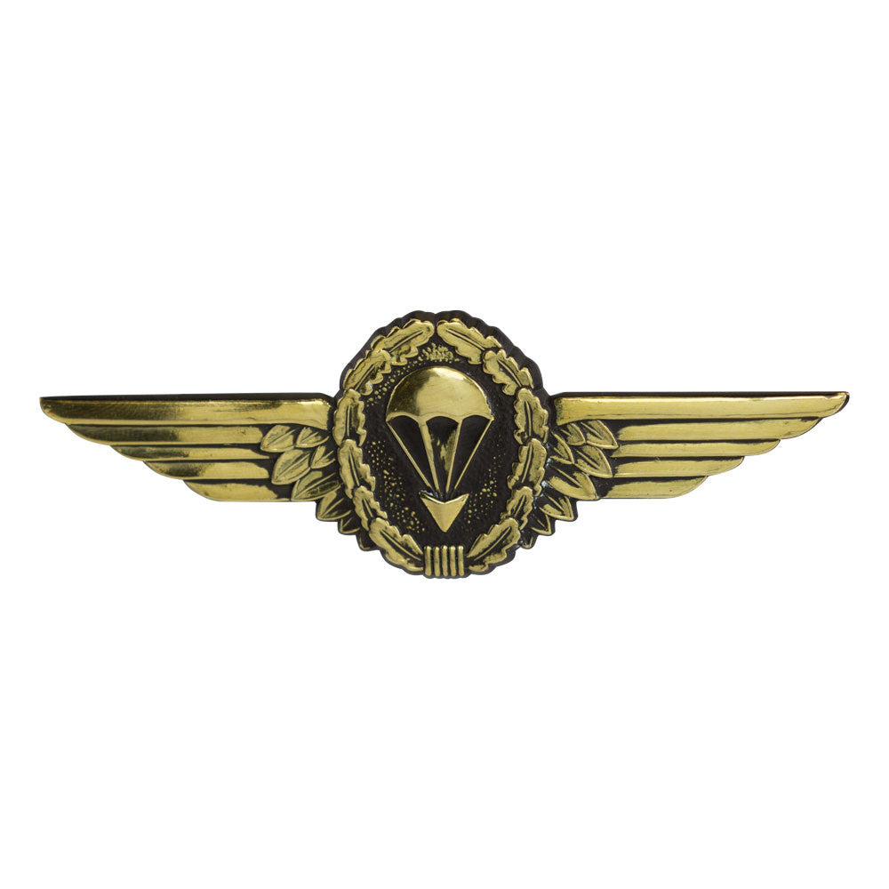 German Jump Wings - Oxidized Gold Badges