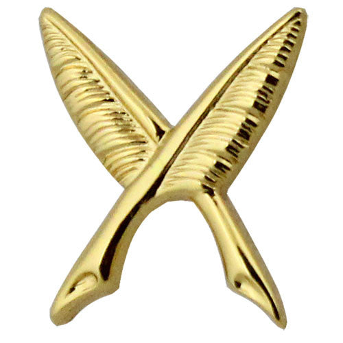 Navy Ships Clerk (Yeoman) Collar Device Coat, Collar & Cap Insignia 8469