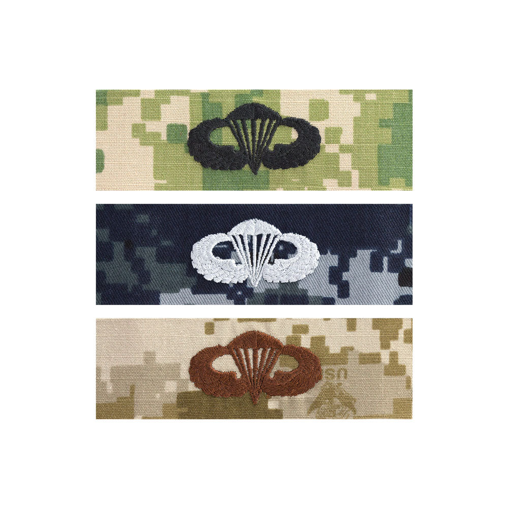 US Navy Embroidered Badge - Parachutist Basic Badges