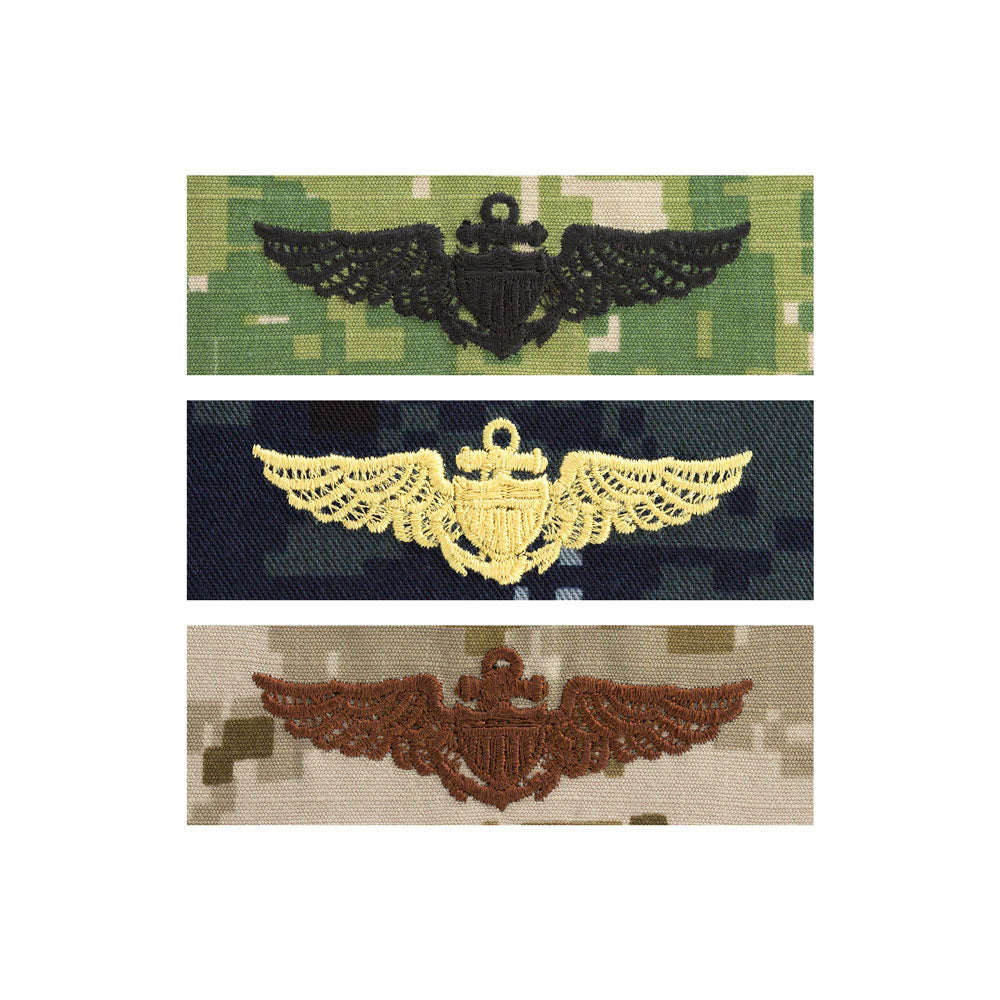 US Navy Embroidered Badge - Aviator Badges