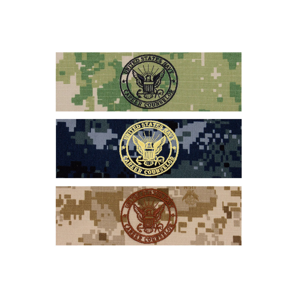 US Navy Embroidered Badge - Career Counselor Badges