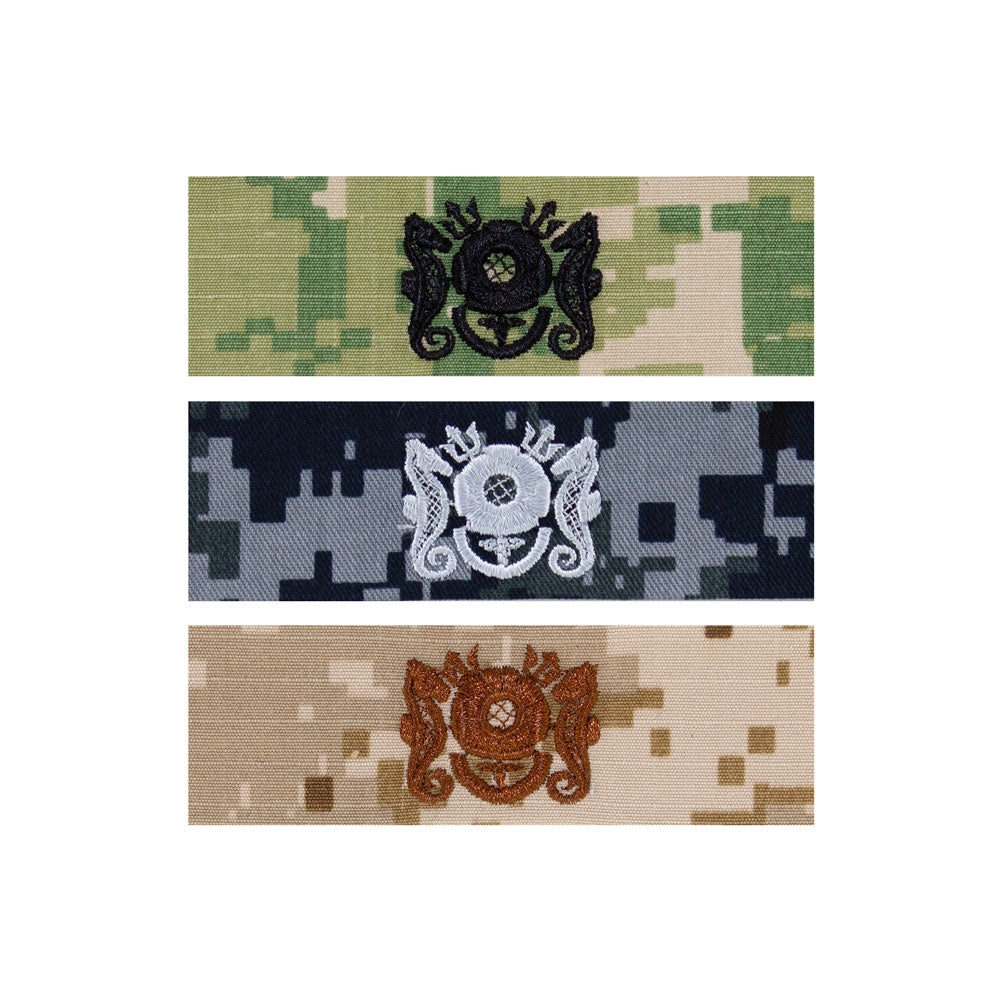 US Navy Embroidered Badge - Diving Medical Technician Enlisted Badges