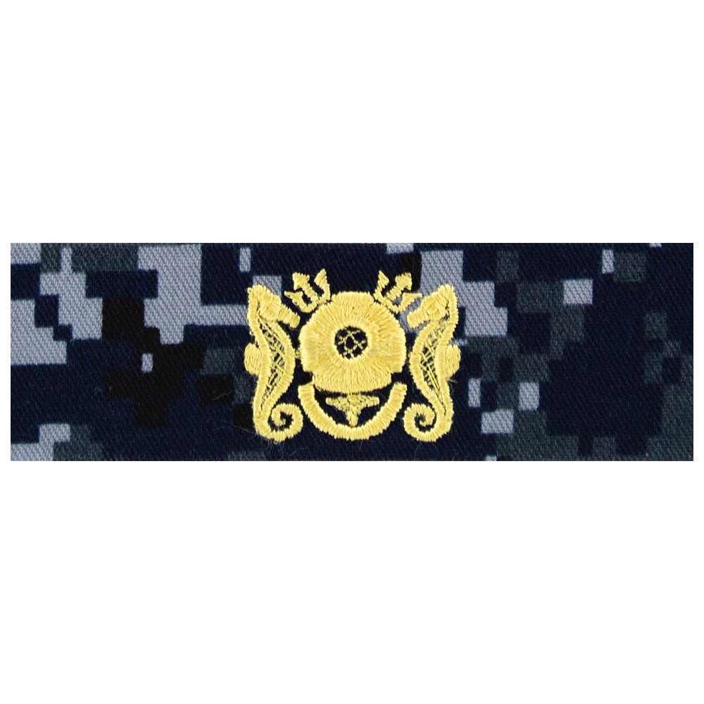 US Navy Embroidered Badge - Diving Medical Technician Officer Badges 84924