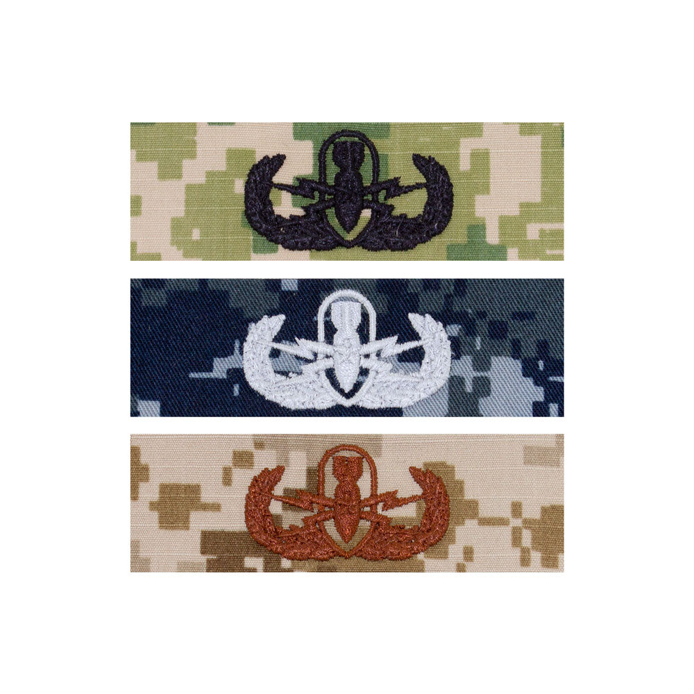 US Navy Embroidered Badge - Senior EOD Badges