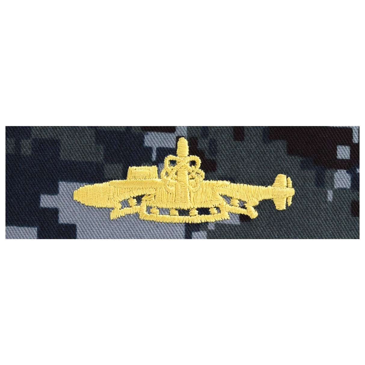 US Navy Embroidered Badge - SSBN Deterrent Patrol Officer Badges 84947