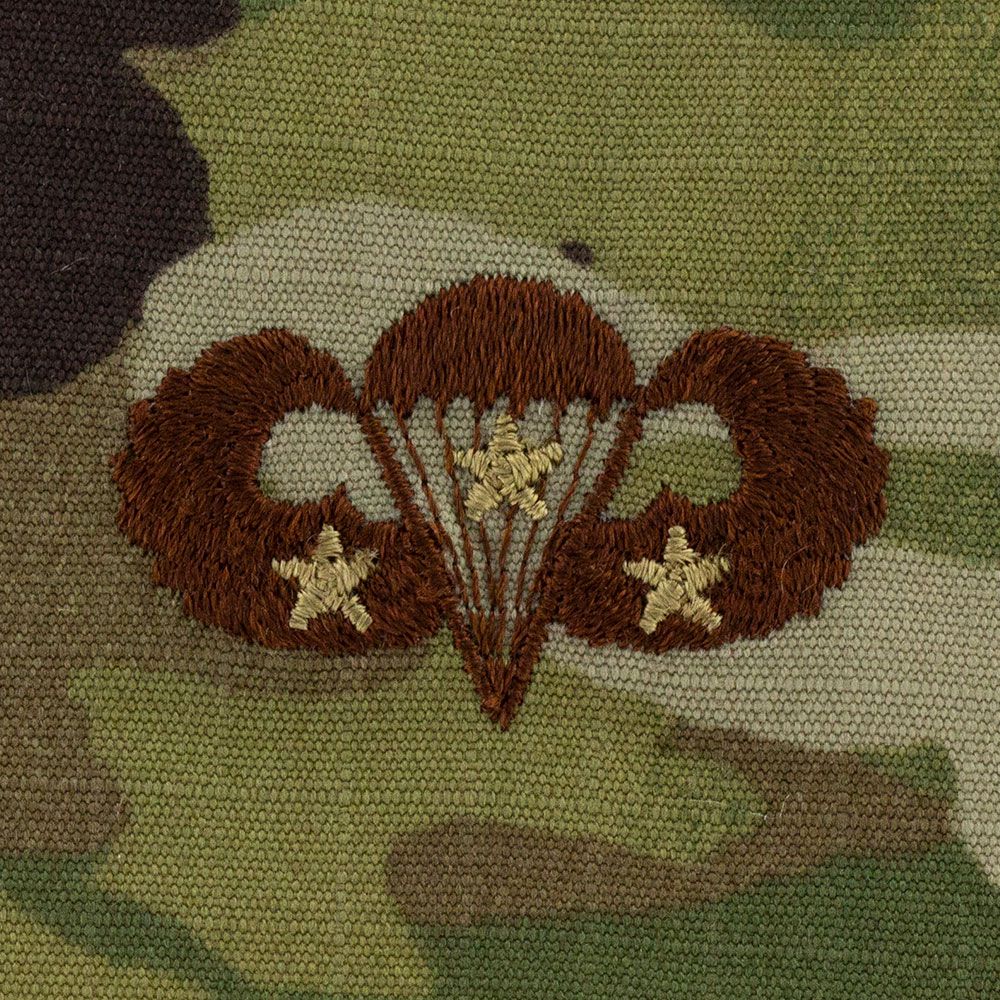 Air Force Basic Combat Parachutist Badges Embroidered - OCP Badges 85074